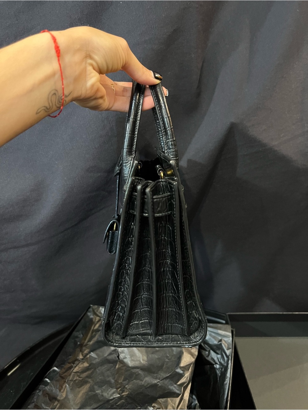 SAC DE JOUR CROCODILE - NANO - Picture 6 of 16